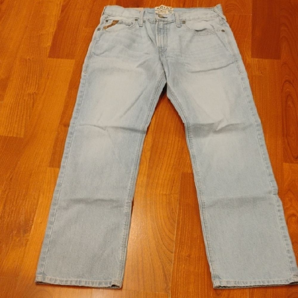 Ariat Men's Light Blue Straight Jeans
